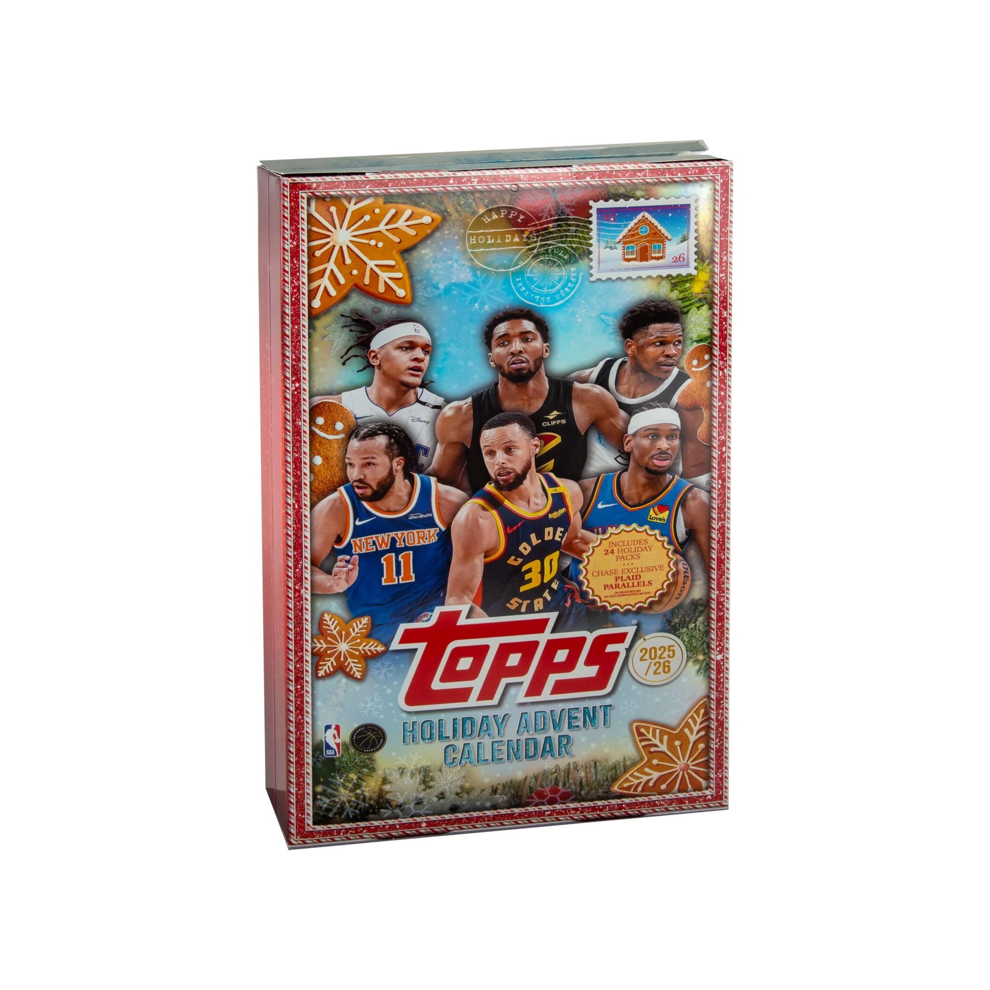 2025-26  Holiday Basketball Trading Cards Countdown Calendar