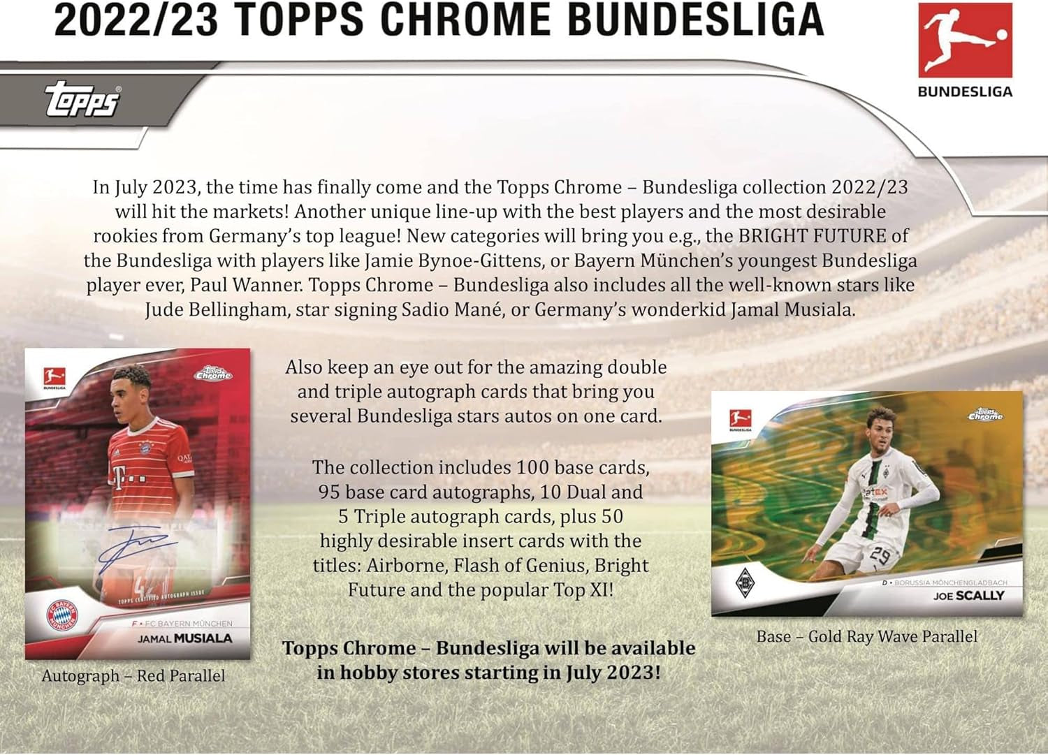 2022/23  Bundesliga Futbol Soccer Trading Cards Hobby Box