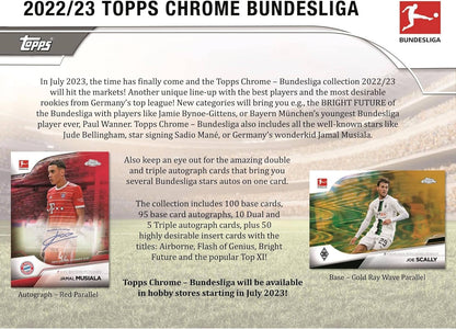 2022/23  Bundesliga Futbol Soccer Trading Cards Hobby Box
