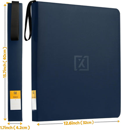 Top Load Card Binder - Compatible with Top-Loading Card Cases - Fits 252 | 20 Premium Loaders Included | 9-Pocket Ringless Double-Sided Pages | Storage for TCG & Sports Cards
