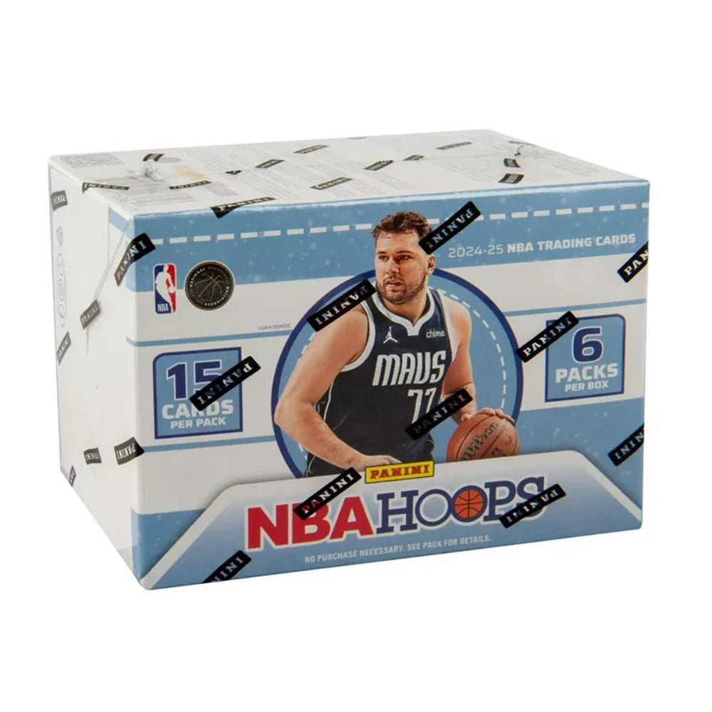 2024-25 Panini NBA Hoops Basketball Blaster Box Trading Cards Collectible Cards Sealed Box Fan Gift for NBA Collectors