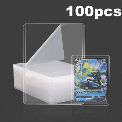 25-100pcs 3" x 4" Hard Card Sleeve Clear Anti Scratch Protector For Pokemon Game Baseball Sports Card Trading Protect Toploaders
