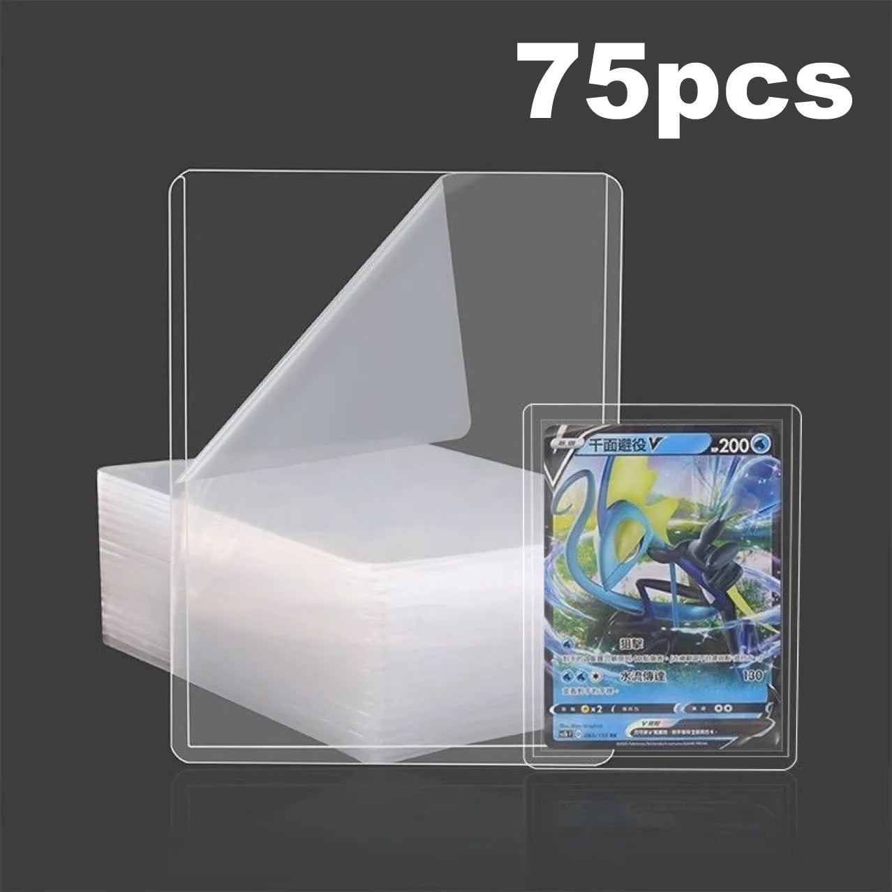25-100pcs 3" x 4" Hard Card Sleeve Clear Anti Scratch Protector For Pokemon Game Baseball Sports Card Trading Protect Toploaders