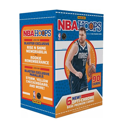 2024-25 Panini NBA Hoops Basketball Blaster Box Trading Cards Collectible Cards Sealed Box Fan Gift for NBA Collectors