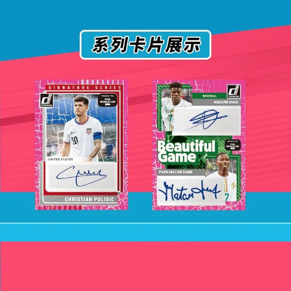 Genuine 2026 Panini Donruss Road To FIFA World Cup Messi & CR7 FIFA World Cup Football Star Cards Anime Peripheral Gift Toys