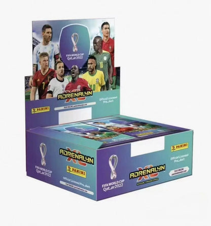 2022 Panini Qatar World Cup Soccer Star Cards Box Messi Ronaldo Limited Edition Football Trading Cards Fan Collection Set
