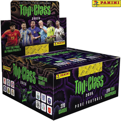 2025 Season PANINI Top Class Soccer Trading Cards Booster Pack - Limited Edition Signature Ballsuperstar Collection Fan Gift