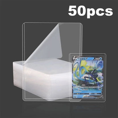 25-100pcs 3" x 4" Hard Card Sleeve Clear Anti Scratch Protector For Pokemon Game Baseball Sports Card Trading Protect Toploaders