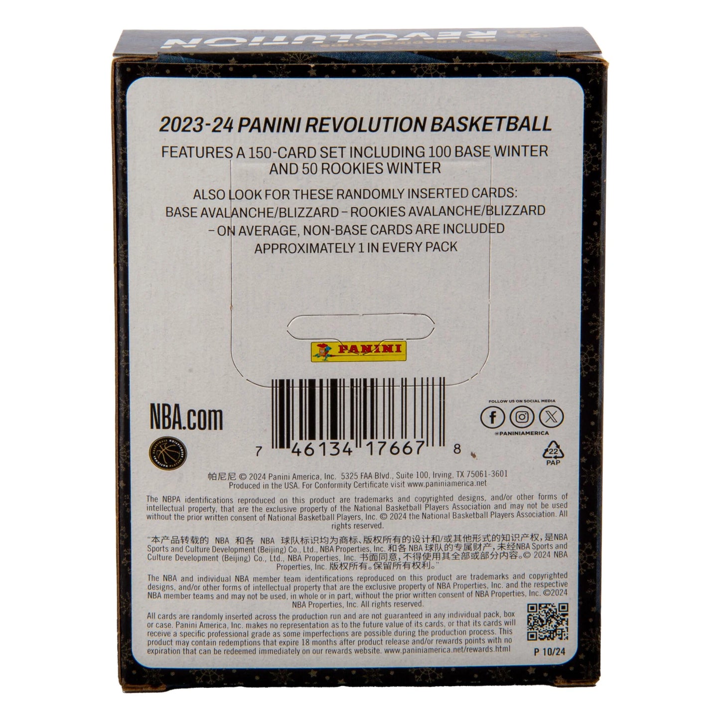2023-24  Revolution Basketball Trading Cards Tin