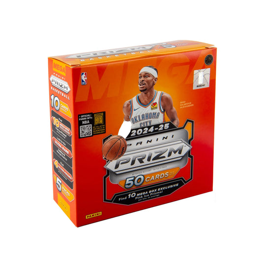 2024-25  NBA Prizm Basketball Trading Cards Mega Box
